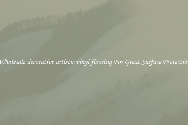 Wholesale decorative artistic vinyl flooring For Great Surface Protection