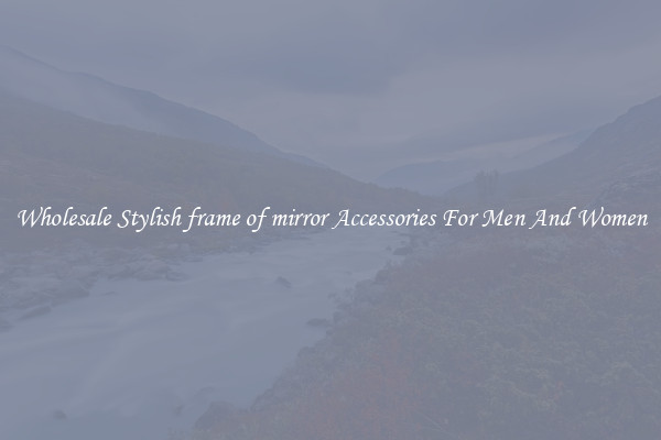 Wholesale Stylish frame of mirror Accessories For Men And Women