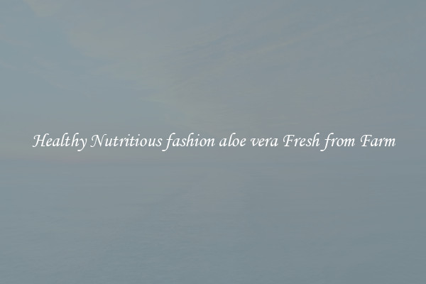 Healthy Nutritious fashion aloe vera Fresh from Farm
