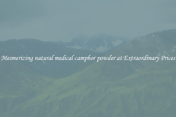 Mesmerizing natural medical camphor powder at Extraordinary Prices