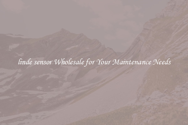 linde sensor Wholesale for Your Maintenance Needs