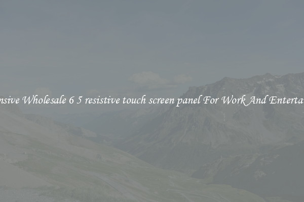 Responsive Wholesale 6 5 resistive touch screen panel For Work And Entertainment